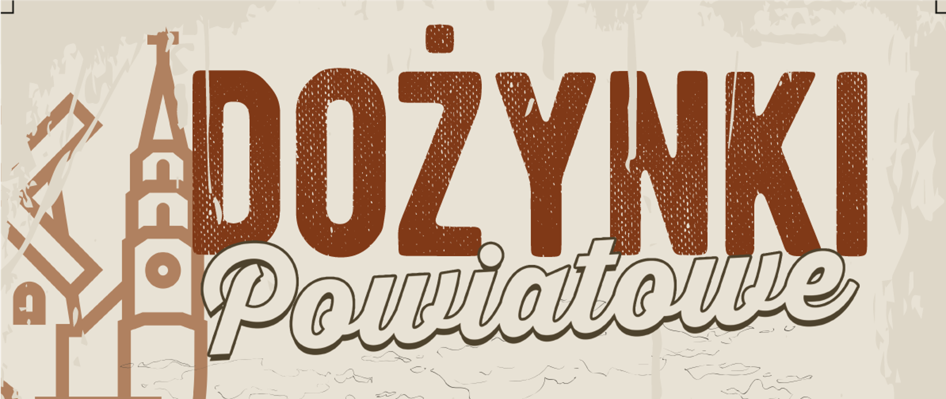 Plakat na Dożynki Powiatu Polkowickiego