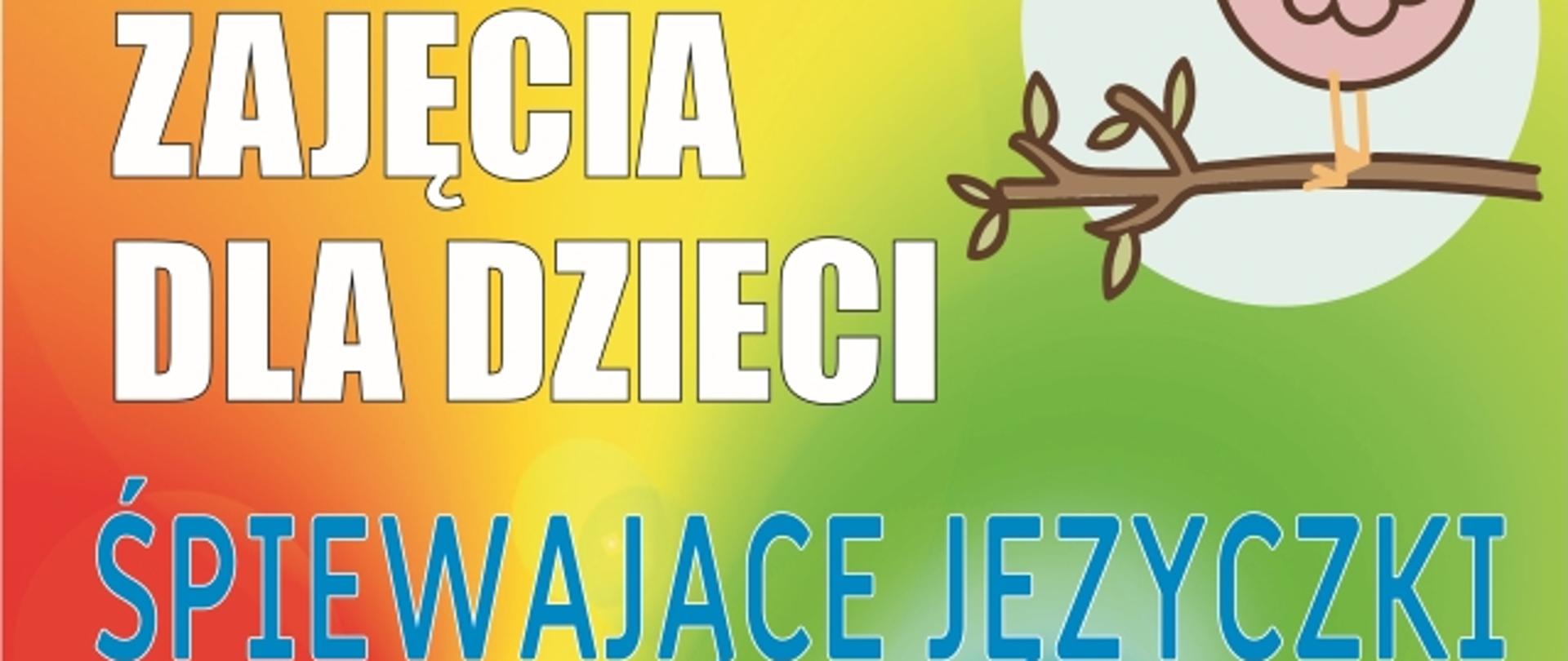 Zajęcia dla dzieci "Śpiewające języczki" 14 września godzina 16