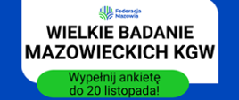Wielkie badanie mazowieckich KGW