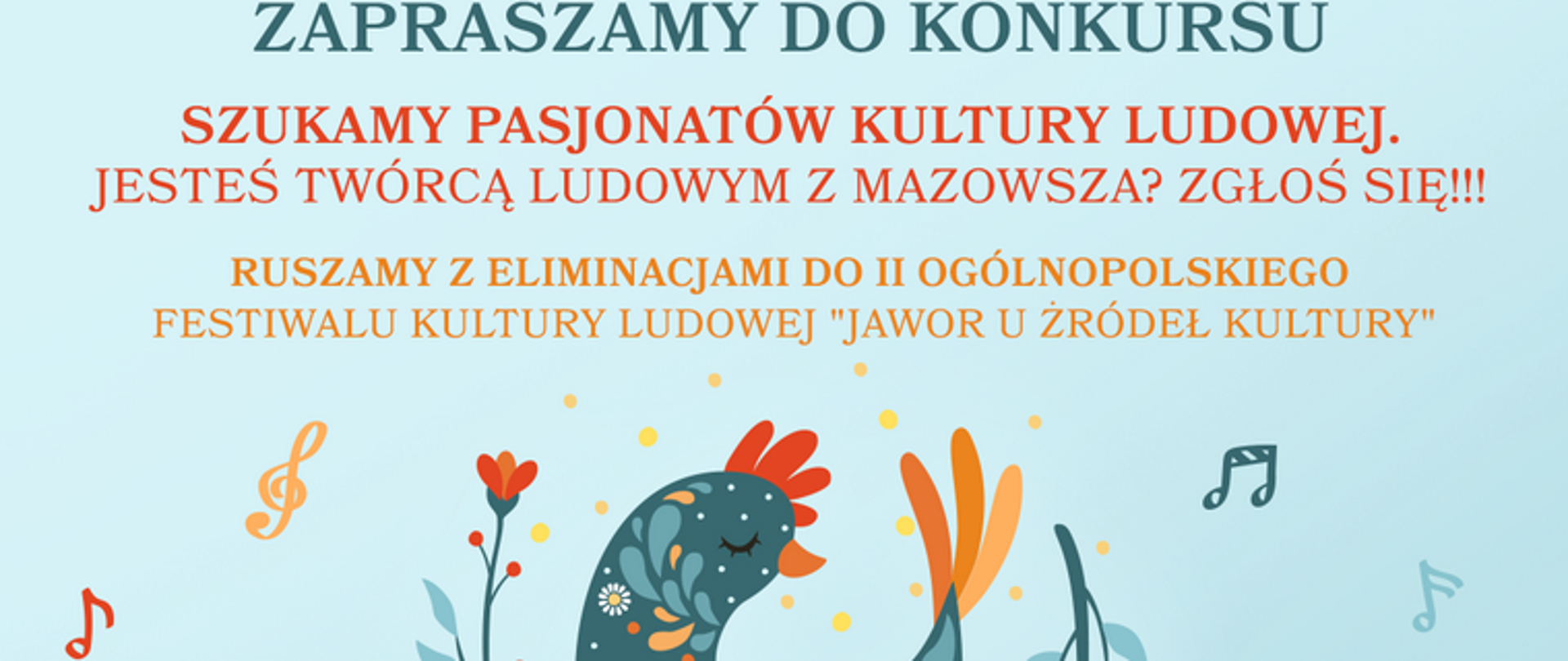 Rusza nabór zgłoszeń do konkursu Radia dla Ciebie „Jawor – u źródeł kultury 2023”