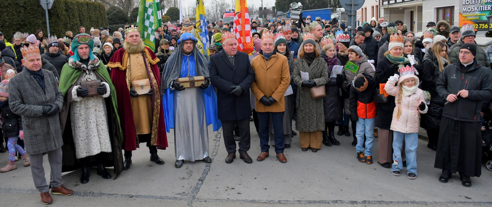 Uczestnicy Orszaku Trzech Króli