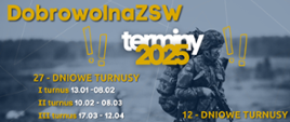 Plakat Dobrowolna Zasadnicza Służba Wojskowa
