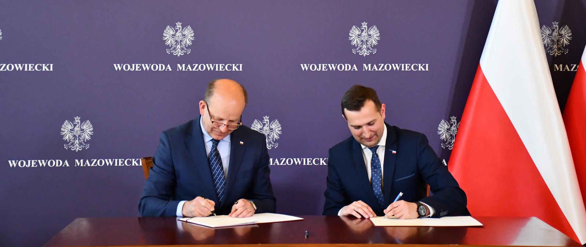 Podpisanie umowy w Mazowieckim Urzędzie Wojewódzkim w Warszawie