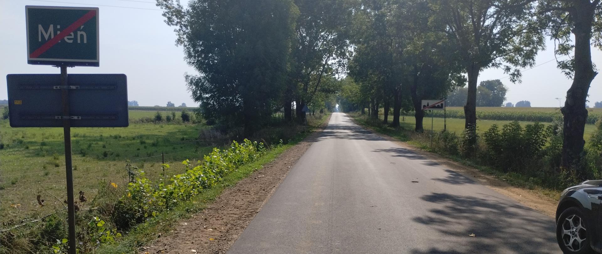 Wyremontowana droga powiatowa Nr 1697B na odcinku droga krajowa DK 66 – miejscowość Karp 