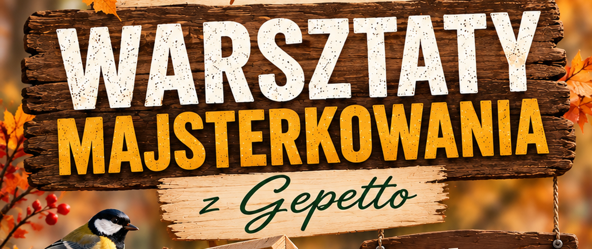 Warsztaty Majsterkowania z Gepetto - strefa majsterkowania