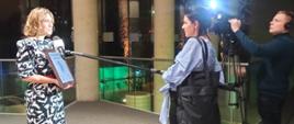 Dyrektor HDK w trakcie wywiadu