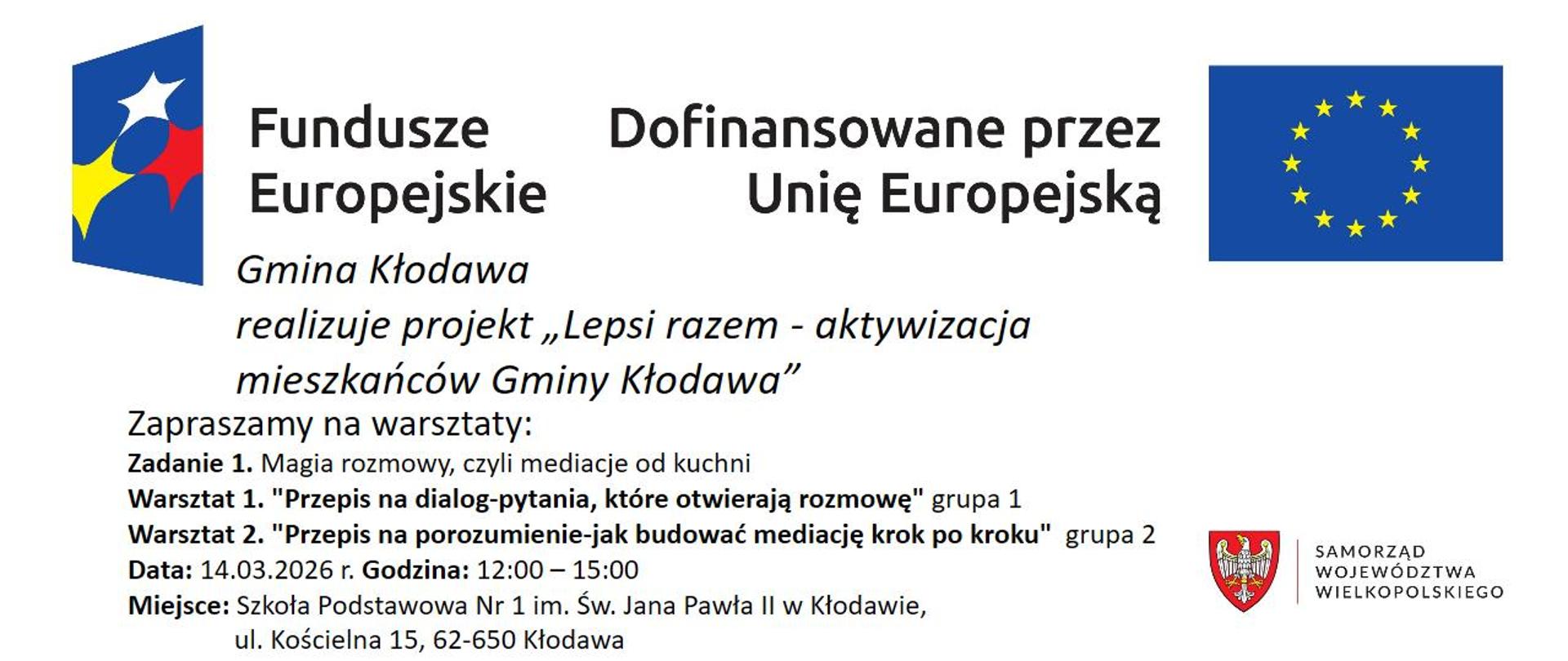 kolejne warsztaty już 14. marca 2
