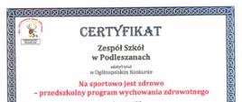Certyfikat