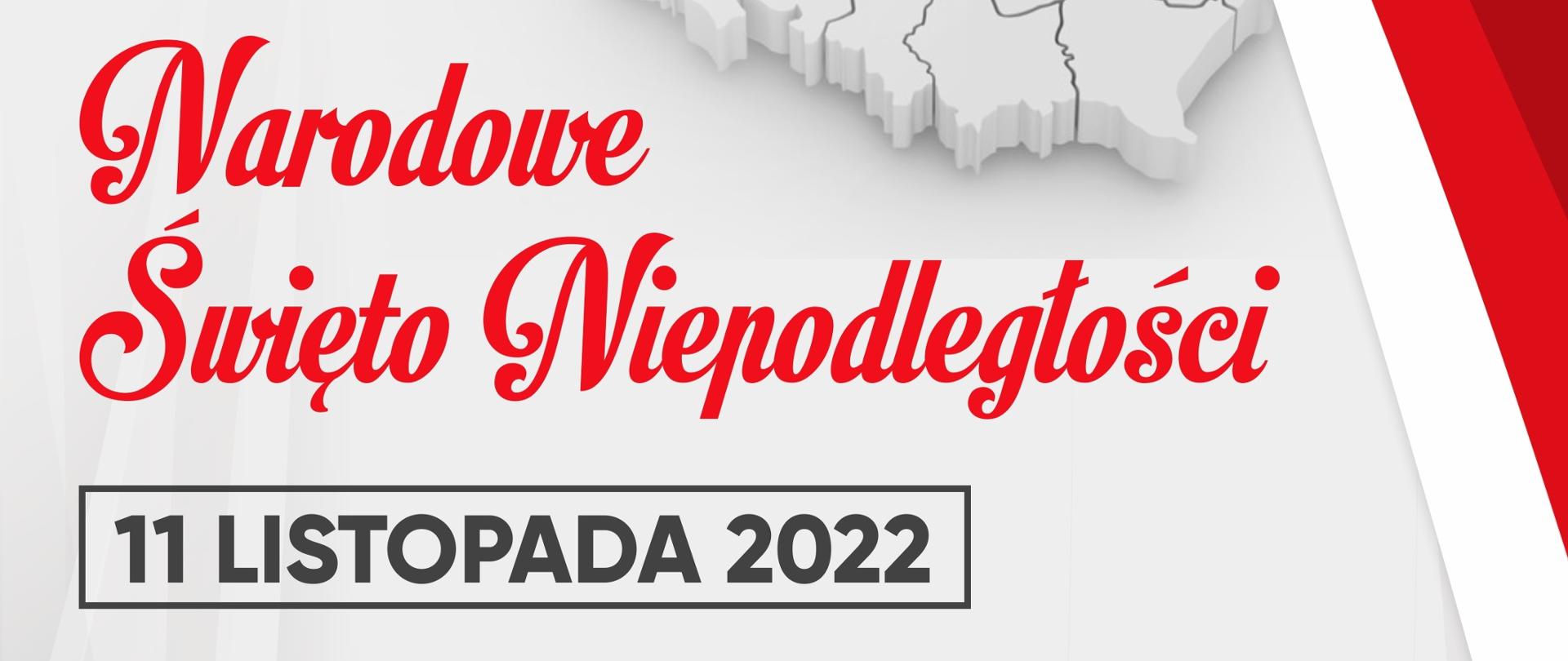 Narodowe Święto Niepodległości 11 listopada 2022