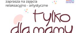 Na białym tle grafika kobiety uprawiającej jogę oraz napisy organizacyjne, zawarte w artykule