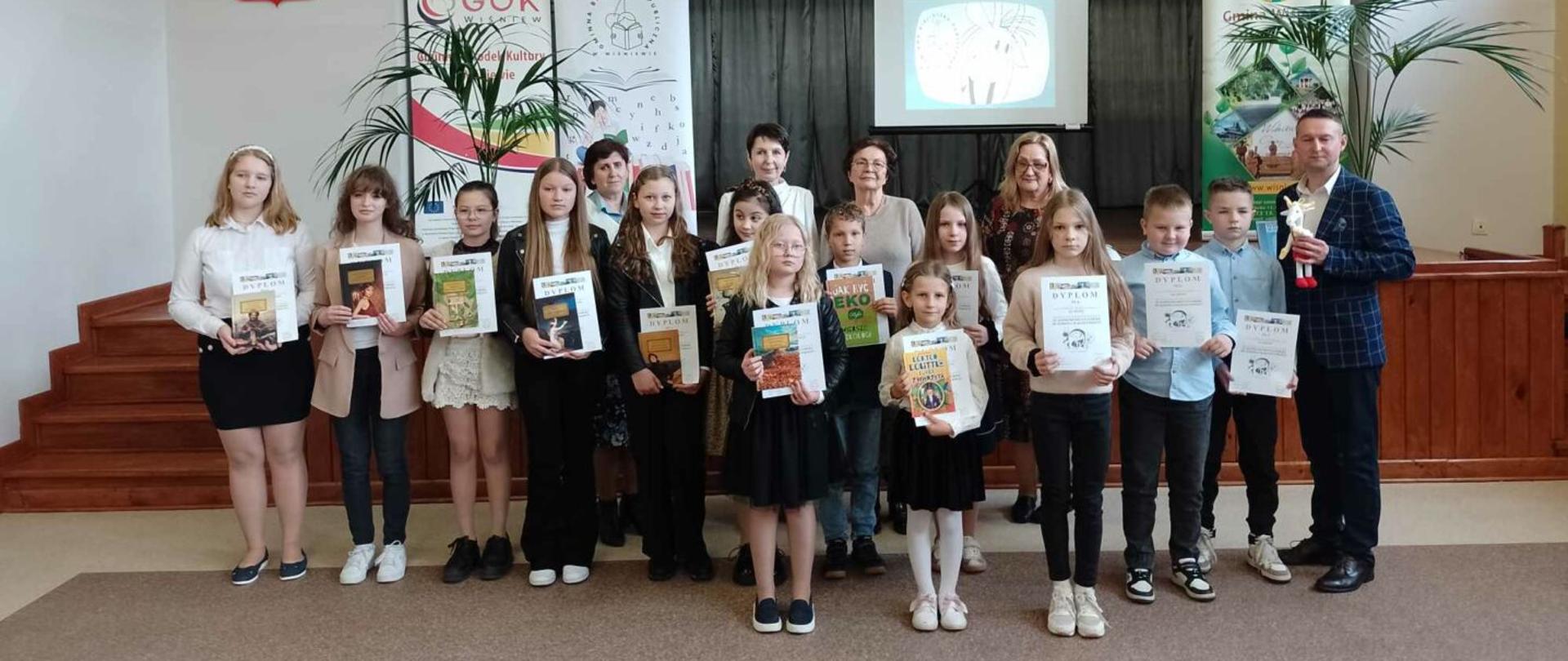 Gminne eliminacje do XL Konkursu Recytatorskiego im. Kornela Makuszyńskiego