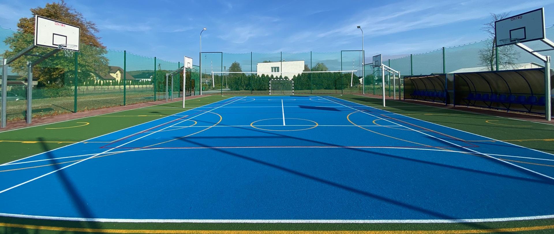 Budowa wielofunkcyjnego boiska sportowego przy Publicznej Szkole Podstawowej w Zagórzu