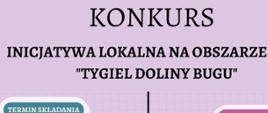 Konkurs Inicjatywa lokalna na obszarze Tygiel Doliny Bugu