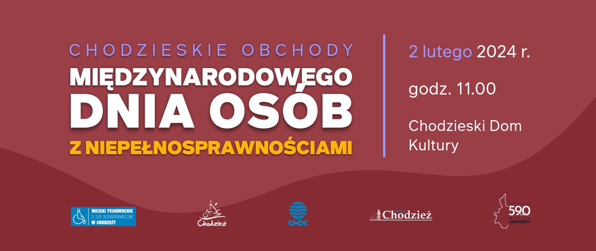 plakat obchody Dnia Osób z Niepełnosprawnościami 