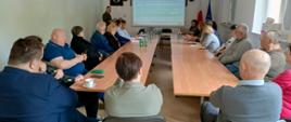 Uczestnicy w trakcie spotkania