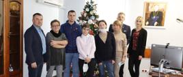 Wizyta uczestników WTZ przy TWRP Wszechnica Konecka u Starosty Koneckiego
