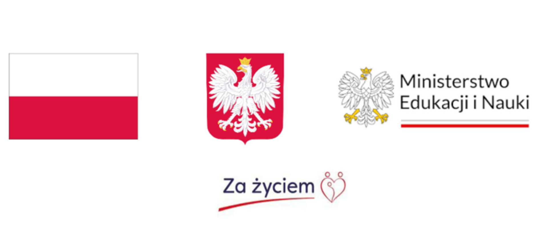 Plakat dot. informacji na stronę internetową Wektory życia, na górze znajdują się kolorowe logotypy Ministerstwa Edukacji i Nauki oraz barwy RP oraz wizerunek godła RP