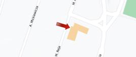 Mapa Nocnej i Świątecznej Opieki Zdrowotnej w Piastowie na ul Mikołaja Reja 1