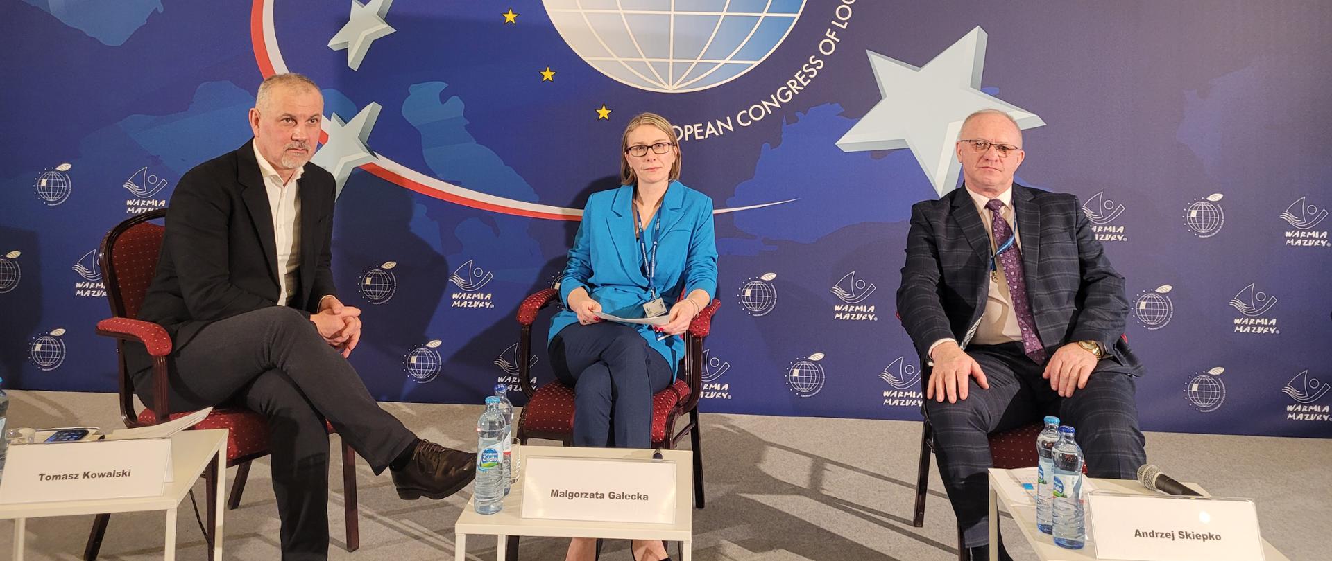 Starosta Hajnowski podczas panelu