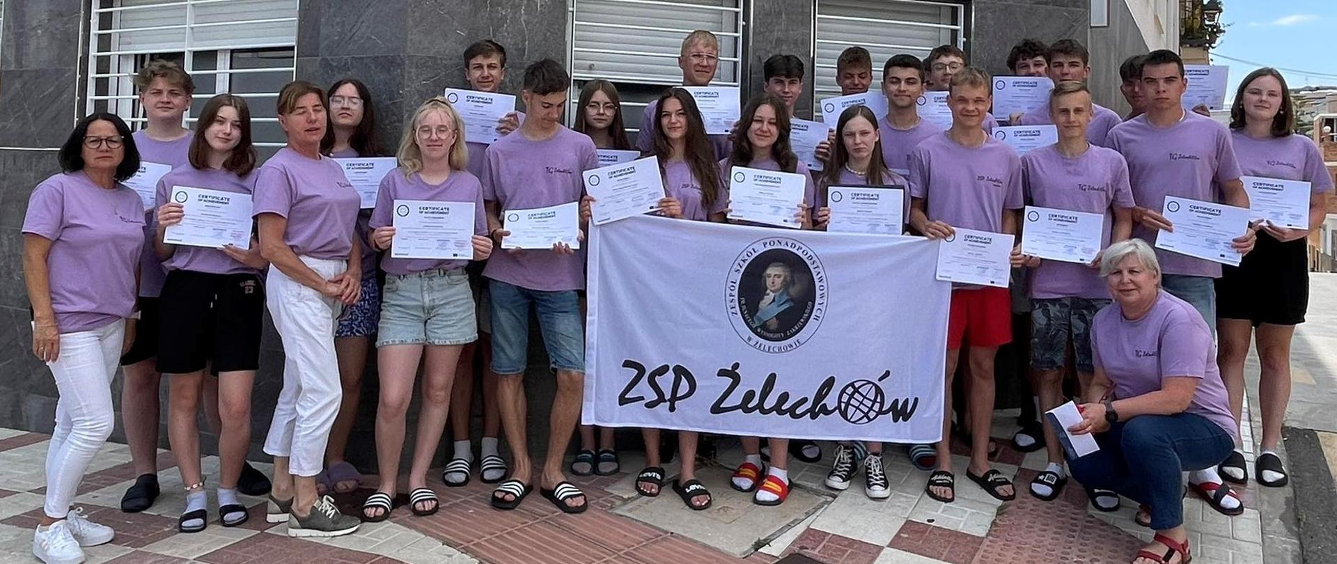 Wyjazd uczniów ZSP Żelechów do Malagi.