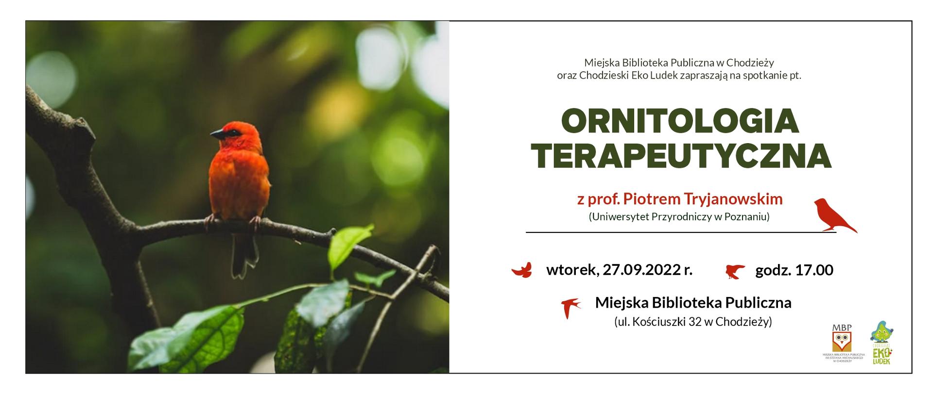 Zaproszenie na spotkanie z ornitologiem