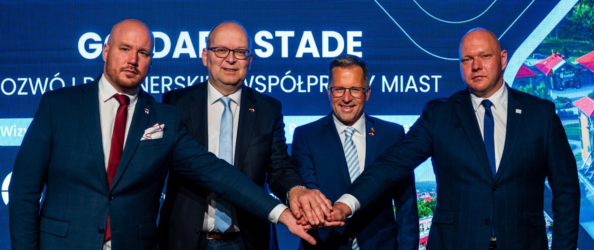 Delegacja partnerskiego miasta i powiatu Stade