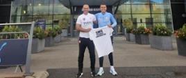 Wicedyrektor ds. sportu ostrowieckiej SMS Rafał Lasocki na Etihad Campus