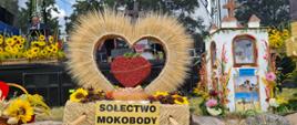 Wieniec dożynkowy wykonany przez sołectwa Mokobody