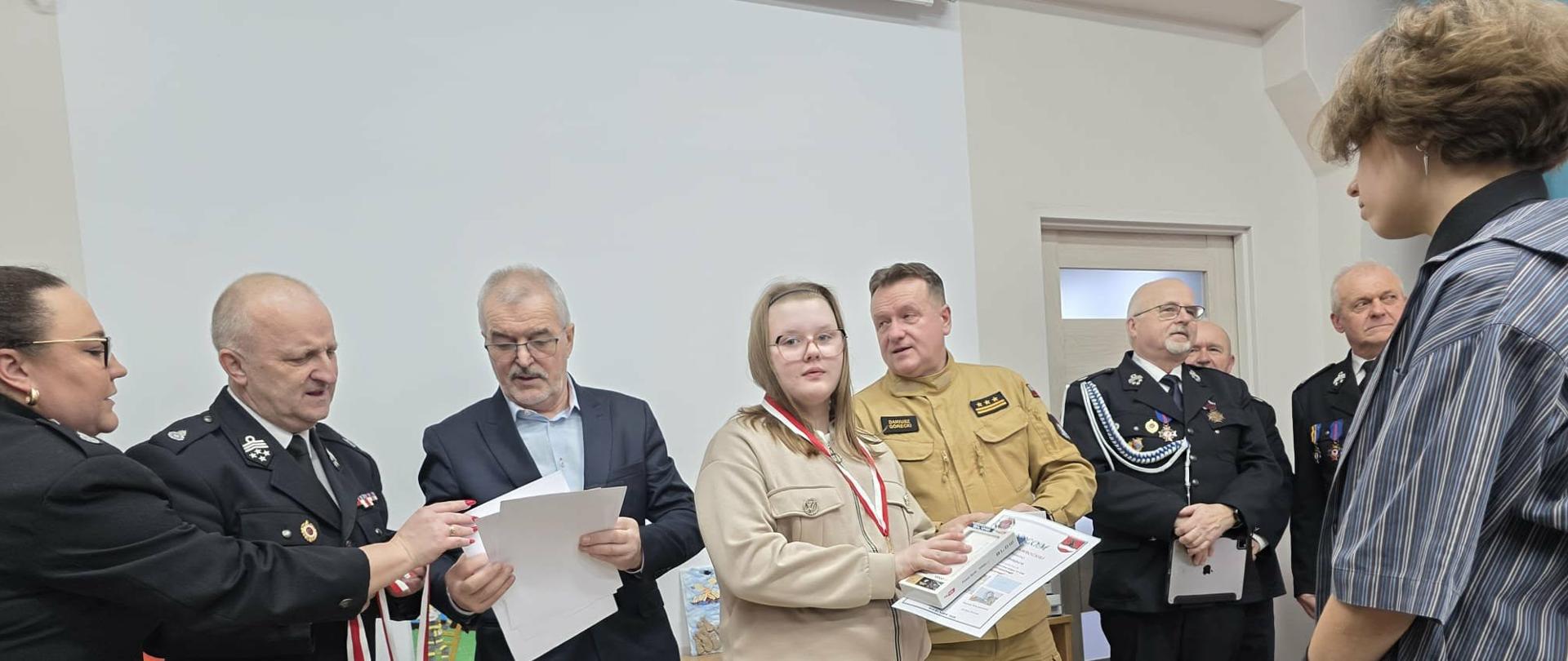 Wręczenie nagród konkurs pożarniczy