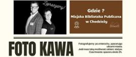Plakat - Foto Kawa, zaproszenie na fotospacer