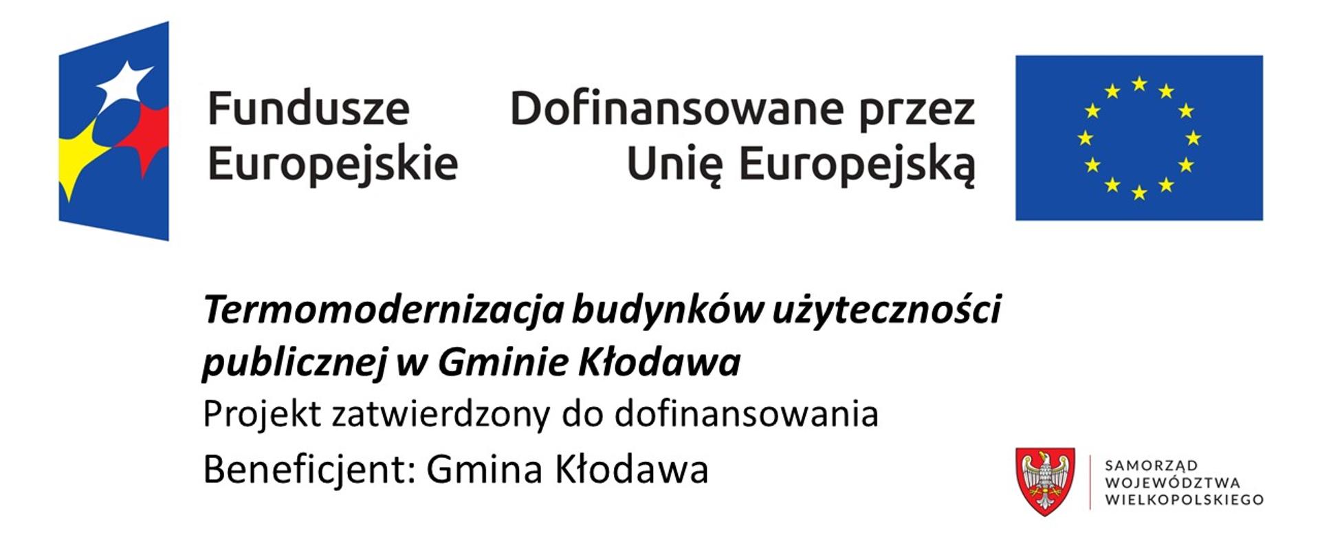 Termomodernizacja budynków użyteczności publicznej w Gminie Kłodawa zatwierdzona do dofinansowania