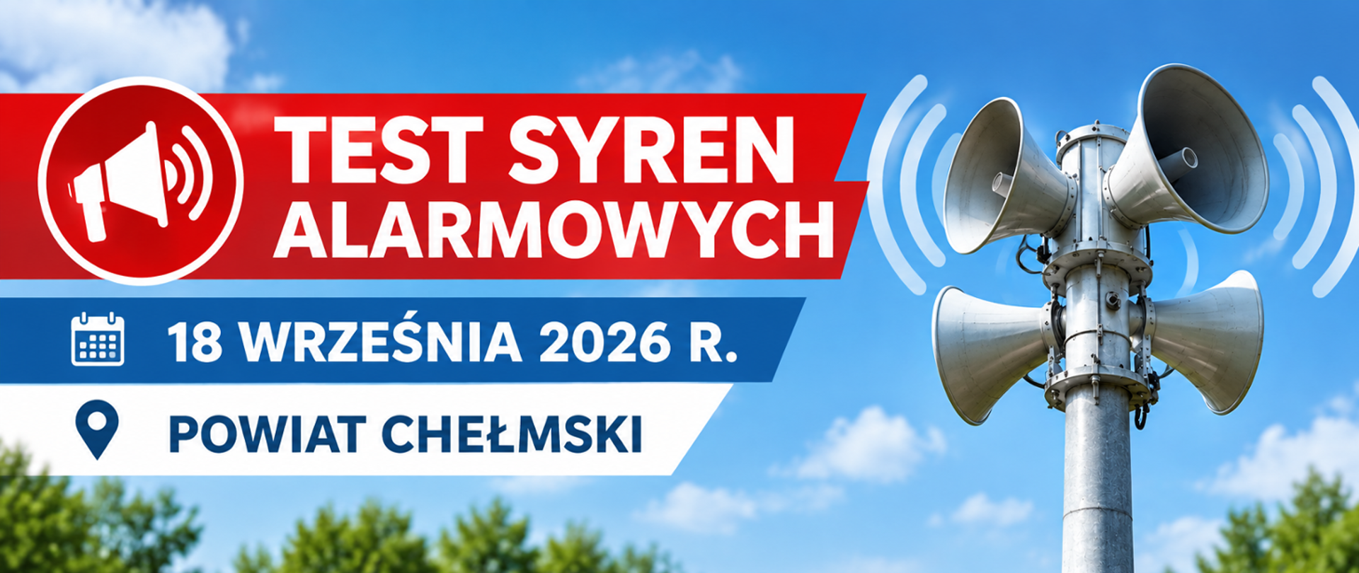 Test syren alarmowych