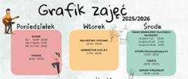Grafik zajęć