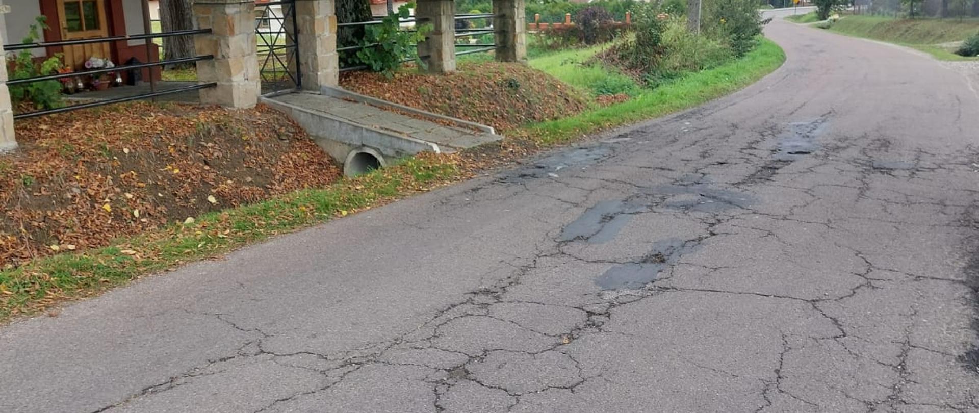 droga w Osobnicy, która będzie remontowana