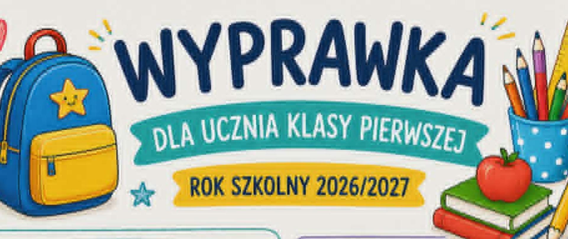 WYPRAWKA DLA UCZNIA KLASY PIERWSZEJ