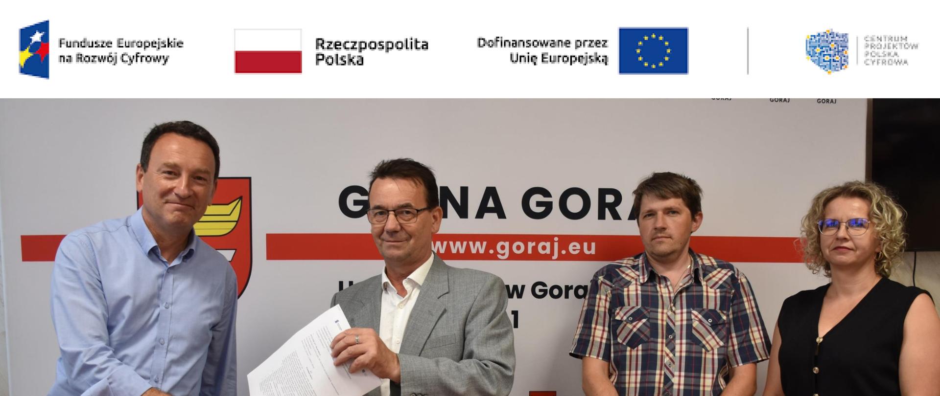 Podpisanie umowy - Cyberbezpieczny samorząd