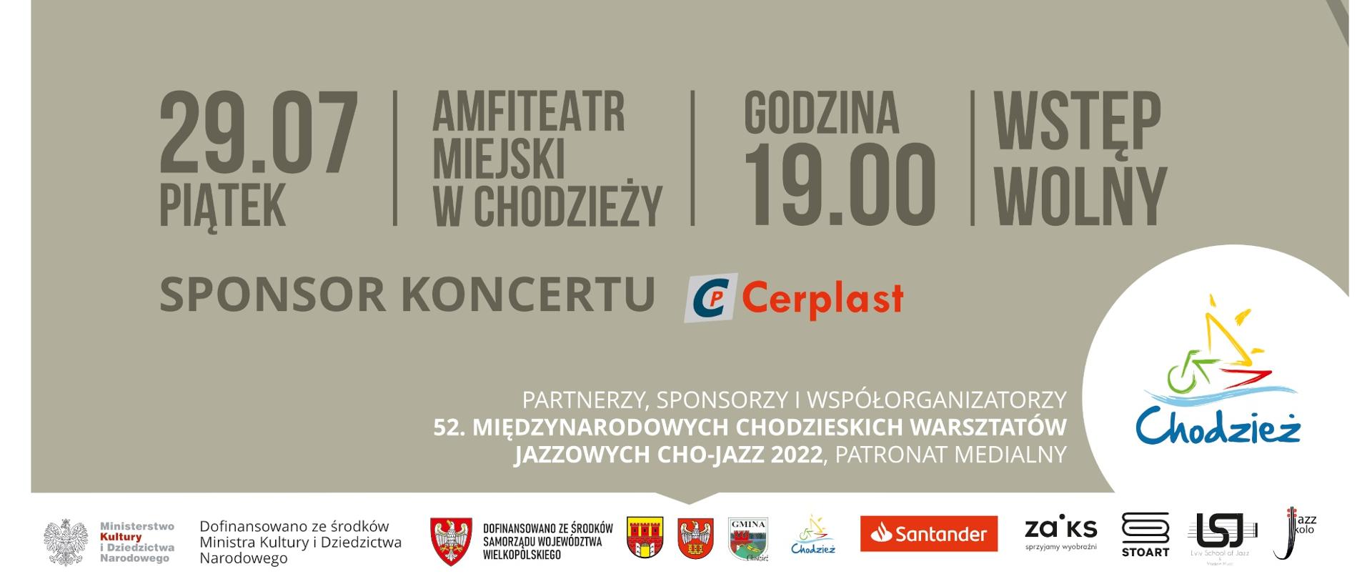 Plakat - koncert jazzowyw ChDK