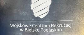 Plakat Wojskowego Centrum Rekrutacji w Bielsku Podlaskim