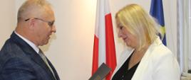 Moment wręczenia nagród