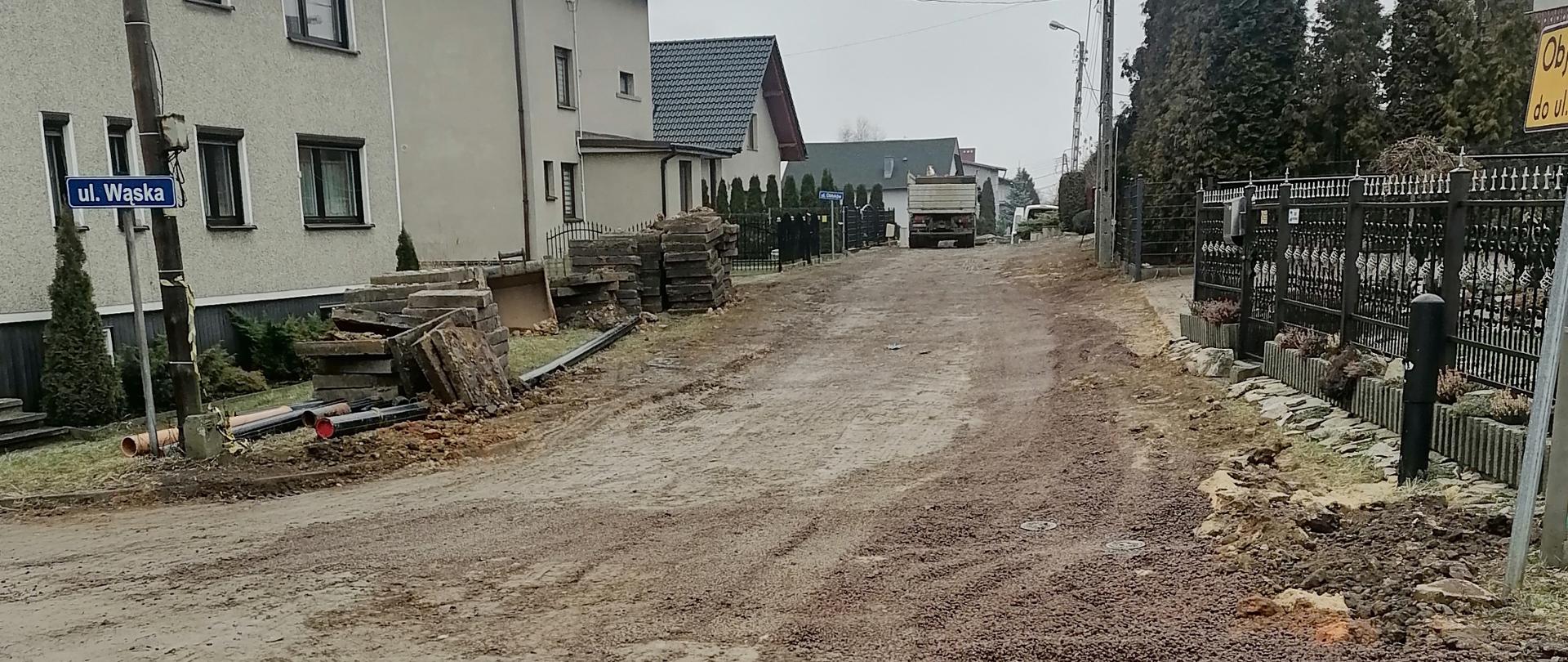 Budowa kanalizacji na północy Nakła Śląskiego