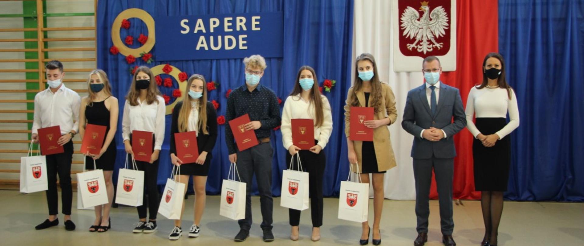 uroczystość wręczenia stypendiów