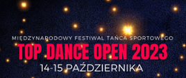 Top Dance Open 2023 - plakat 