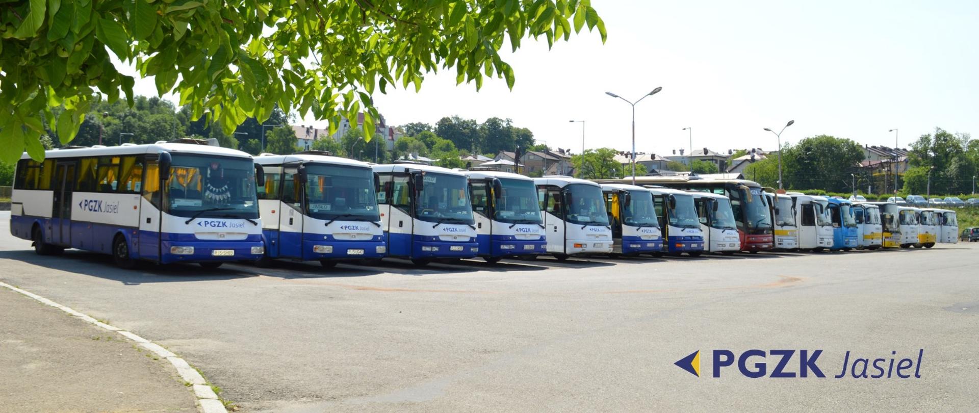 zdjęcie autobusów na stacji pks