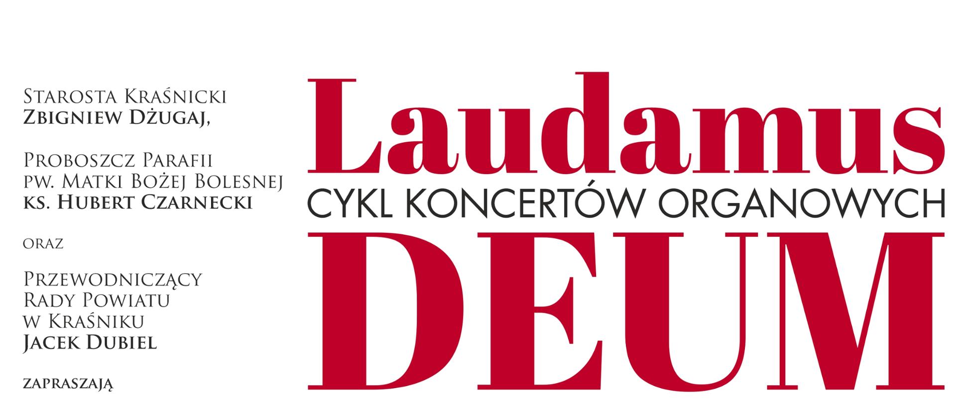 Laudamus Deum – Koncerty Organowe w Kraśniku