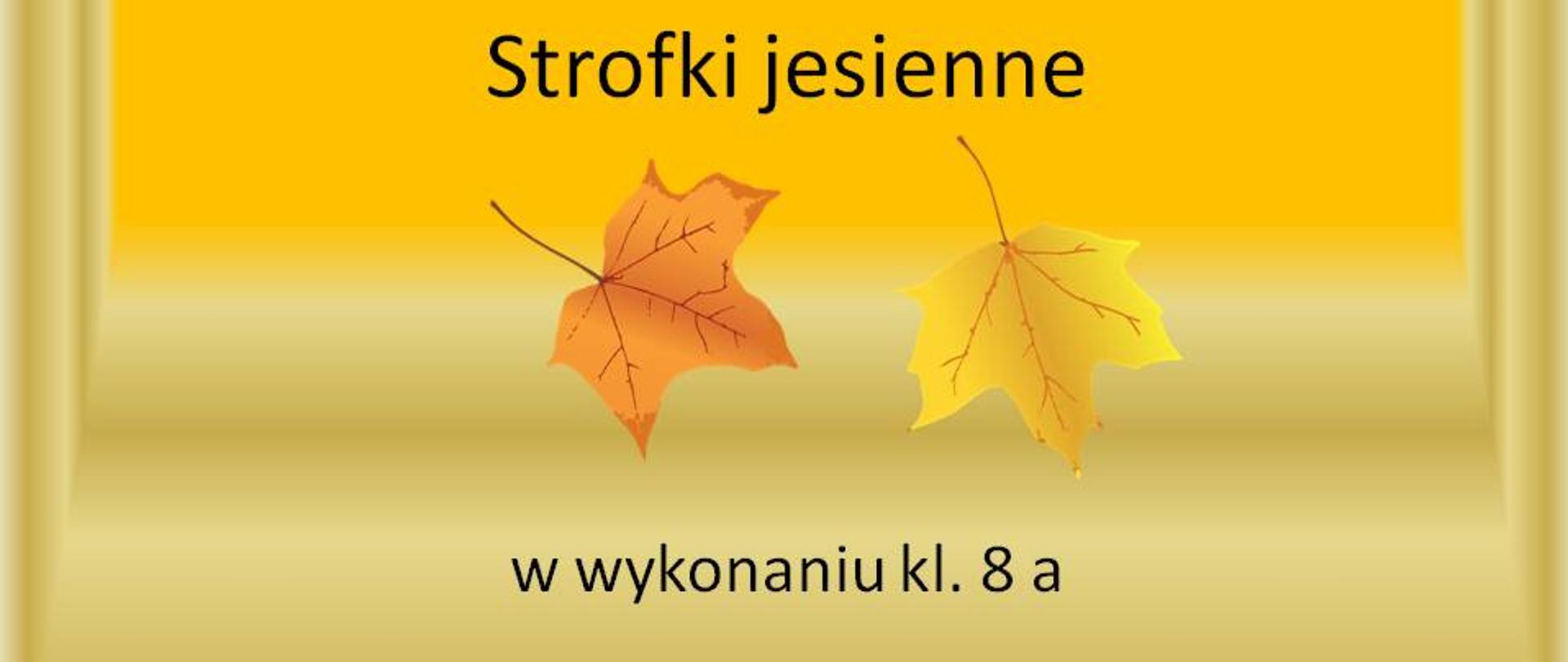 Jesienne strofki