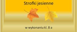 Jesienne strofki