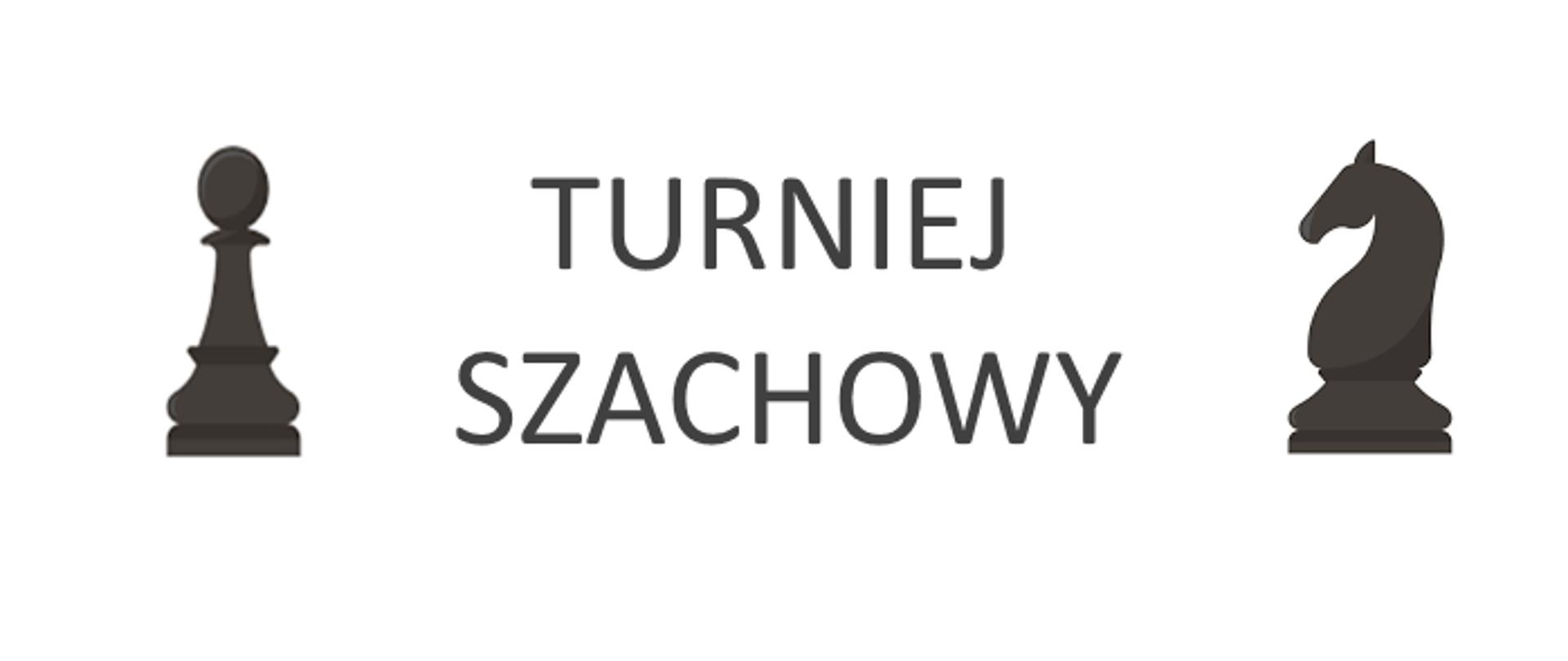 Figury szachowe: pion oraz koń. Turniej szachowy