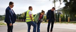 Odbiór techniczny ul. Niewodnickiej w Klepaczach