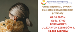 Grupa wsparcia TOIKiWODPD 07.10.2025r. godzina 17:00