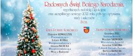 Życzenia z okazji Świąt Bożego Narodzenia 2021